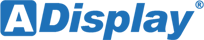 ADisplay logo blå